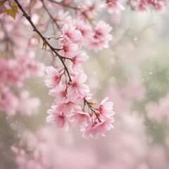 Fototapeta premium pink cherry blossom, pink cherry blossoms, pink cherry blossom in spring