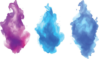 A collection of colorful hand-painted brush set.