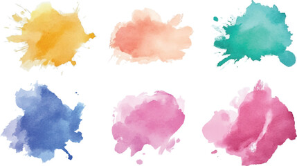A collection of colorful hand-painted brush set.