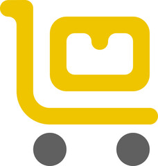 Delivery Hand Cart Outline Icon