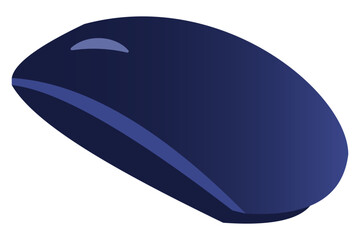 Isometric gaming mouse. Personal computer hardware components. Modern mouse. Isometric technology