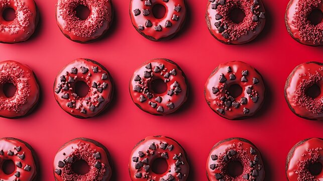 red easter eggs - Powered by Adobe