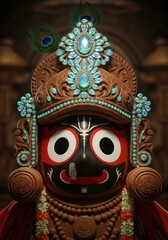 Fototapeta premium Lord Jagannath , Happy Rathyatra