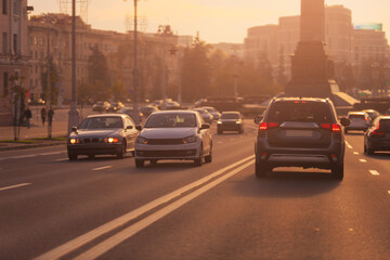 Abstract texture background for design. Stage light and smoke on stage, lighting and spotlights
