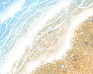 sea wave on the beach