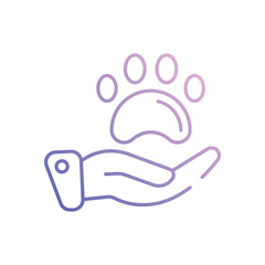 Adoption vector icon stock illustration