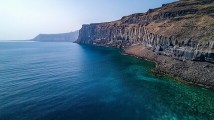 Coastal Cliffs and Azure Waters