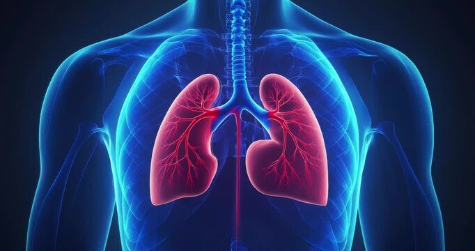 Human lungs. X-ray of human lungs. Science education. Lung Disease. Lung Cancer Awareness. Respiratory health and function. World Pneumonia Day. World Lung Cancer Day. World No Tobacco Day
