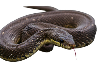 Dark Brown Snake Image transparent background