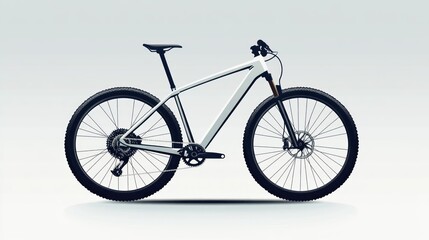 Fototapeta premium Modern mountain bike illustration