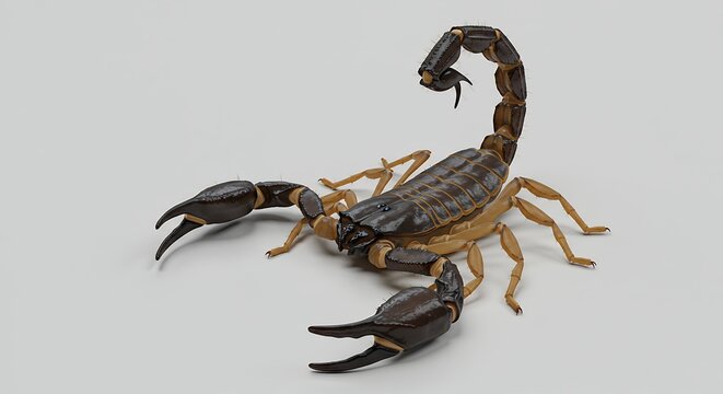 Close up detailed scorpion image high resolution wildlife photography nature stock photo