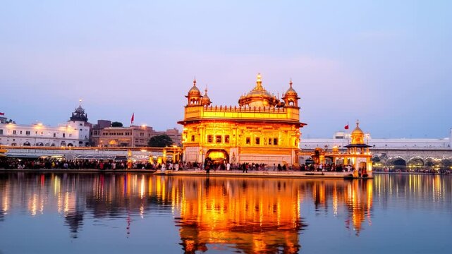Aerial view of Golden Temple, Amritsar