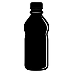Water Bottle silhouette vector illustration