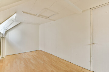 A bright, airy indoor space featuring minimal decor, large windows allowing natural light, and light wooden floors. Ideal for various design applications.