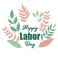 Happy Labor day, vector illustration