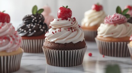 Cupcakes variety dessert treats