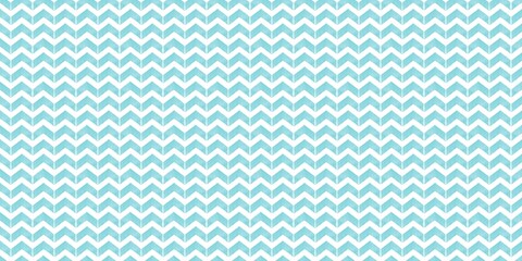 Light teal chevron pattern on white background.