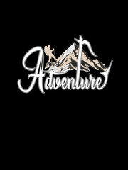 Adventure tshirt design