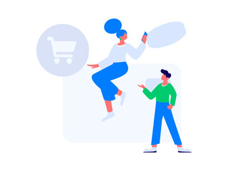 Internet financial management investment flat vector concept operation hand drawn illustration
