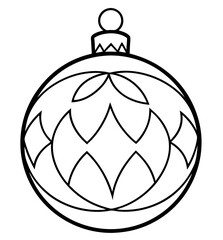 svg vector, Merry Christmas and New Year ball toy icon