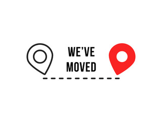 two pin point like we have moved icon