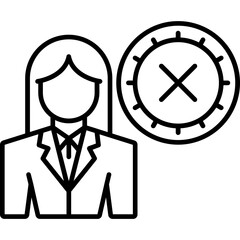 Dismissal with Prejudice Icon