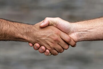 Successful Business Partners Shaking Hands After Meeting