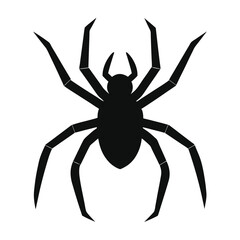 Spider vector silhouettes