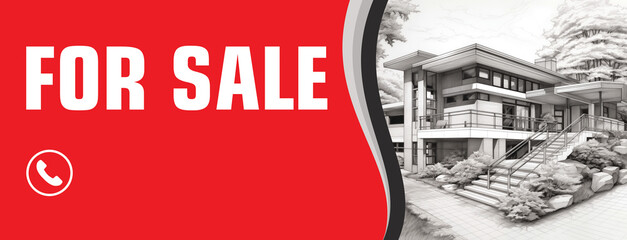 Ready-made "For Sale" graphic.