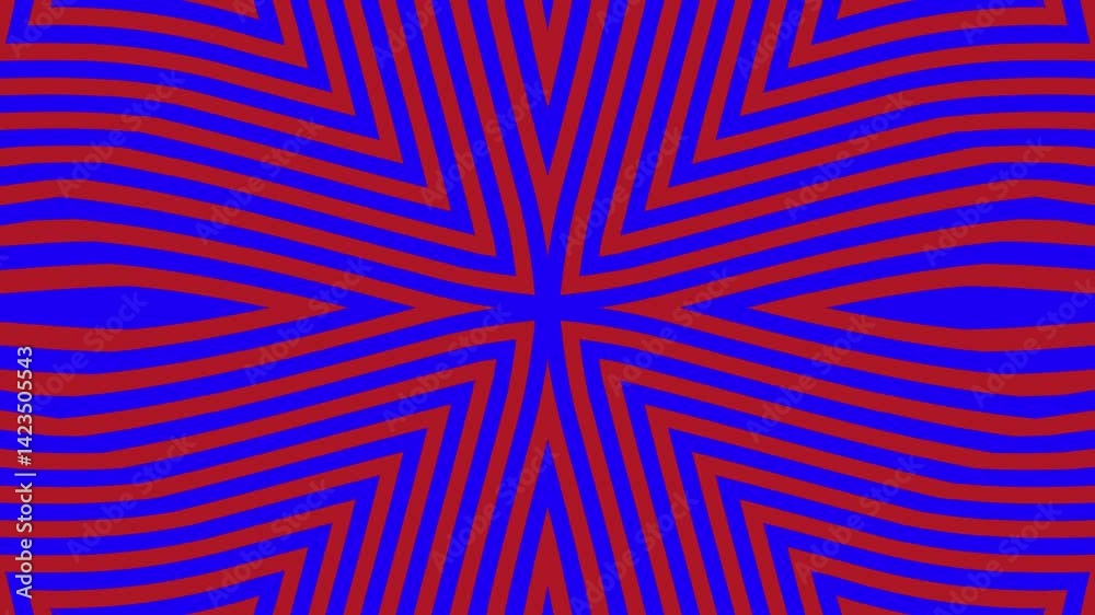 Aufkleber abstract vibrant pattern with swirling lines creating a dynamic visual effect in vivid colors