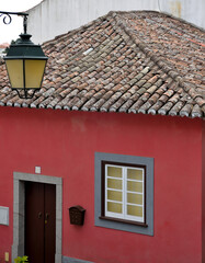 picturesque houses in the old town of monchique algarve portugal

