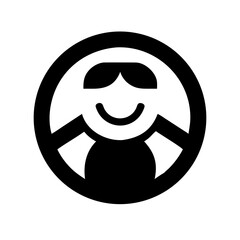 Fototapeta premium Solid Black Background Image . A completely black image, ideal for use as a backdrop, placeholder, or for projects needing a neutral, minimalist aesthetic of children logo and icon .