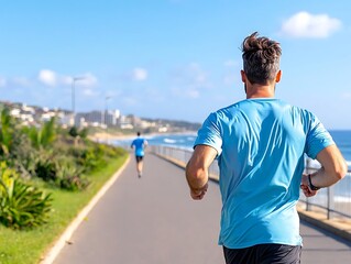Runners Seaside Path