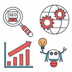 seo icon set  search engine optimization icon coll.eps