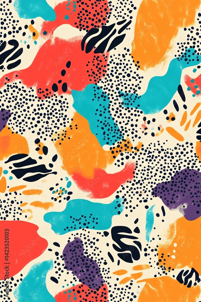 Poster colorful abstract background showing a modern artistic design