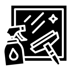 Cleaning Glass Icon