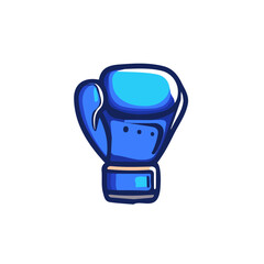 Fototapeta premium A Very Simple flat 2D icon boxing gloves isolated on a transparent background, vector, flat design, animation design, vector, simple flat 2D icon, minimalist design, clipart