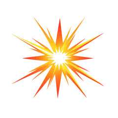 My Simple flat 2D icon of a Collection of a spark burst isolated on a transparent background, vector, flat design, animation design, simple flat 2D icon, eps format