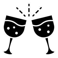 Champagne Glass Icon