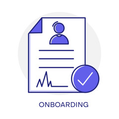  Employee Onboarding – Integrating New Hires into the Organization with Editable Stroke