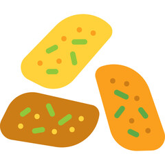 Biscotto icon vector illustration