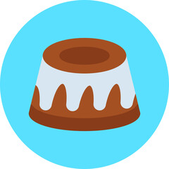 Gugelhupf icon vector illustration