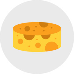 Hand Cheese icon vector illustration