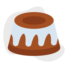Gugelhupf icon vector illustration