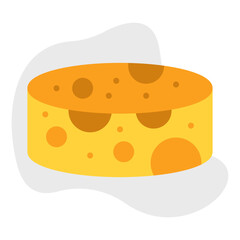 Hand Cheese icon vector illustration
