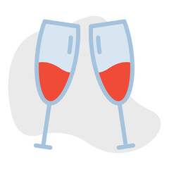 Champagne icon vector illustration