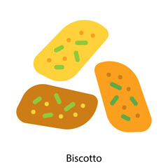 Biscotto icon vector illustration