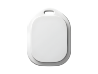 White RFID Key Tag – Pure Isolated