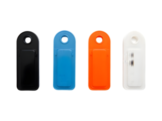 Mixed Color RFID Key Tags – Pure Isolated