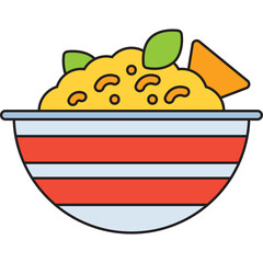 Coleslaw icon vector illustration